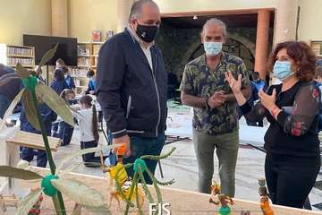 Un belén de pastilina, atractivo de la Biblioteca Saulo Torón (Telde)/Francisco Javier Santana.
